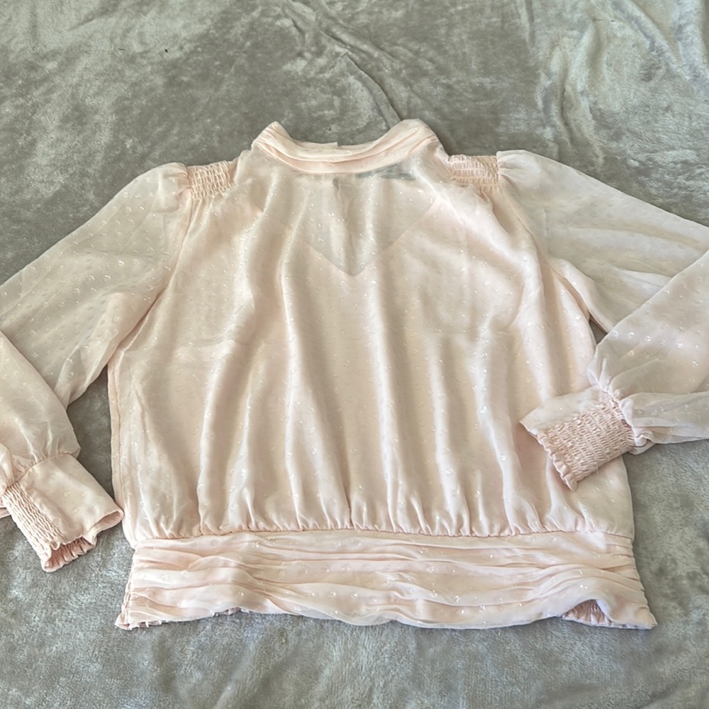 WHBM 2 layer blouse